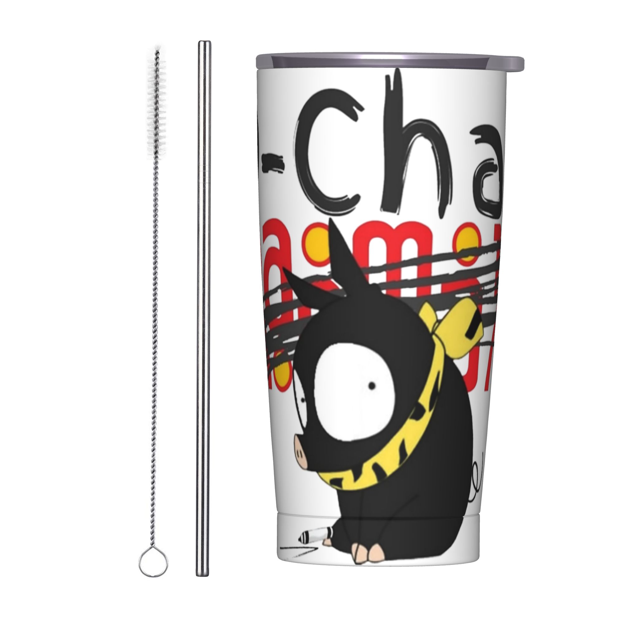 Home Office Logo - كوب معزول بشعار P-Chan Ranma مع
