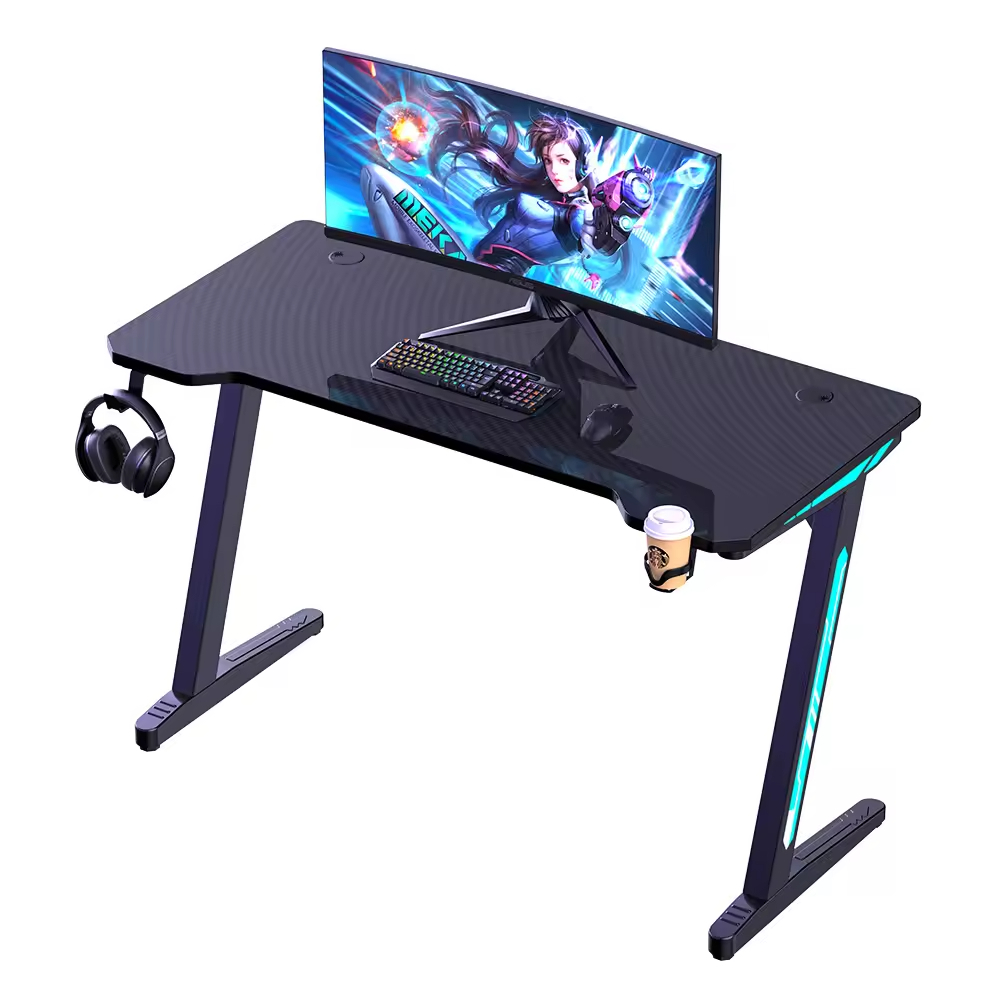 Home Office Work Table - طاولة ألعاب على شكل حرف Z