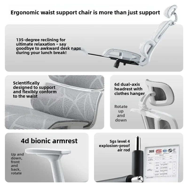 كرسي مكتب مريح بتصميم مريح للظ - مراجعة Ergonomic Office Chair وسعره
