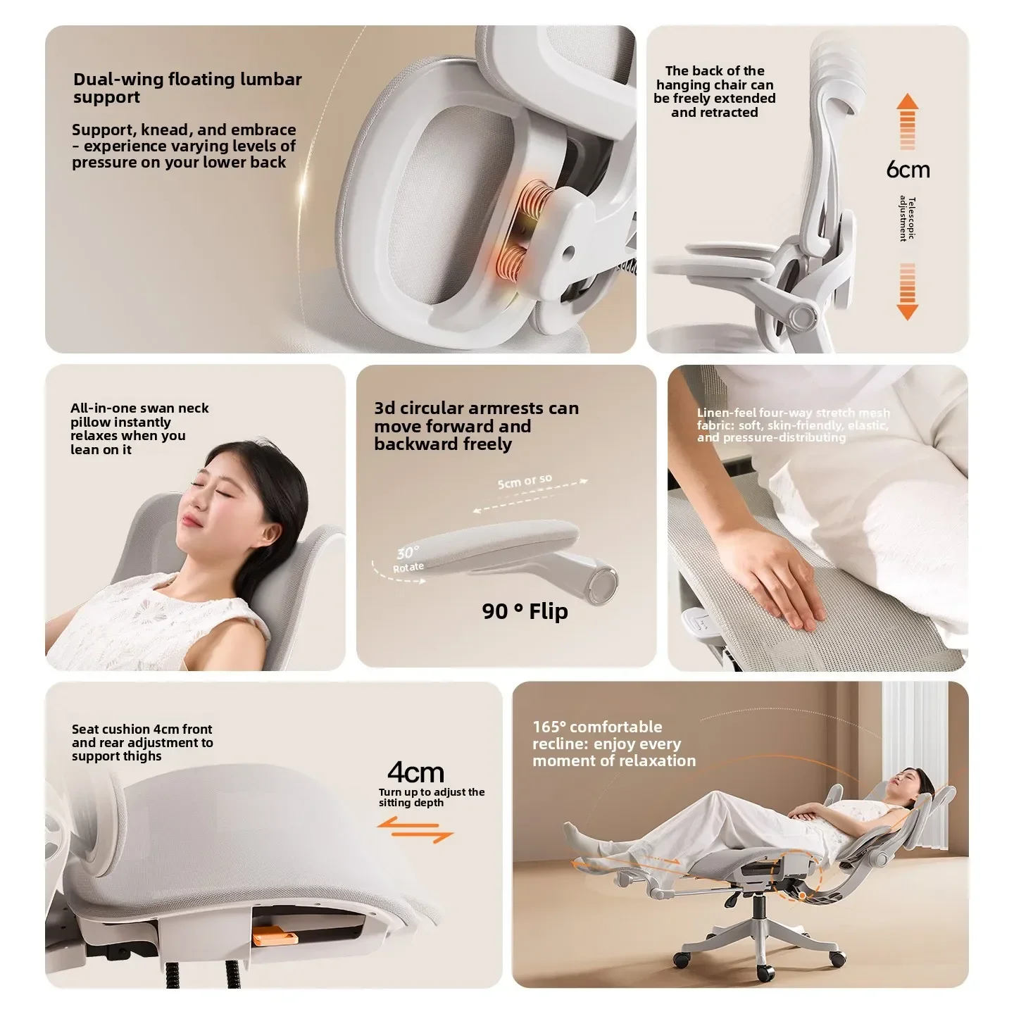كرسي مريح جديد، كرسي كمبيوتر،  - مراجعة Ergonomic Office Chair وسعره