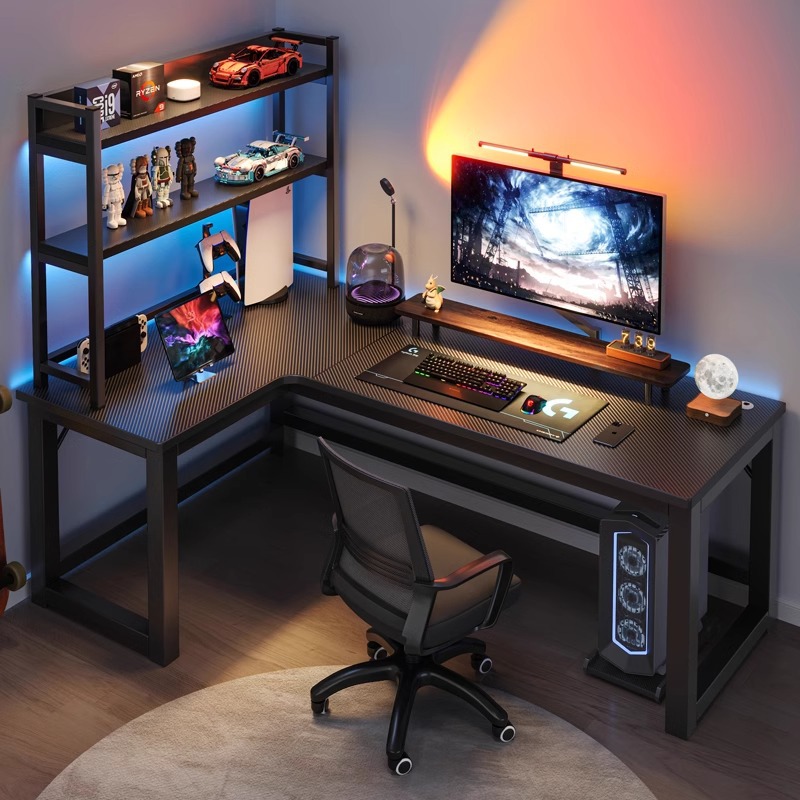 مكتب الكمبيوتر طاولة زاوية الم - مراجعة Home Office Work Table وسعره
