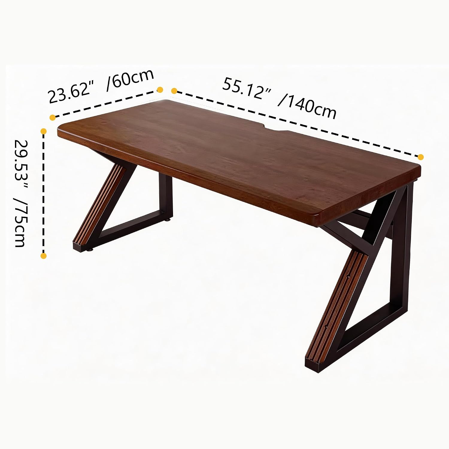 مكتب كمبيوتر من الخشب الطبيعي  - مراجعة Home Office Work Table وسعره