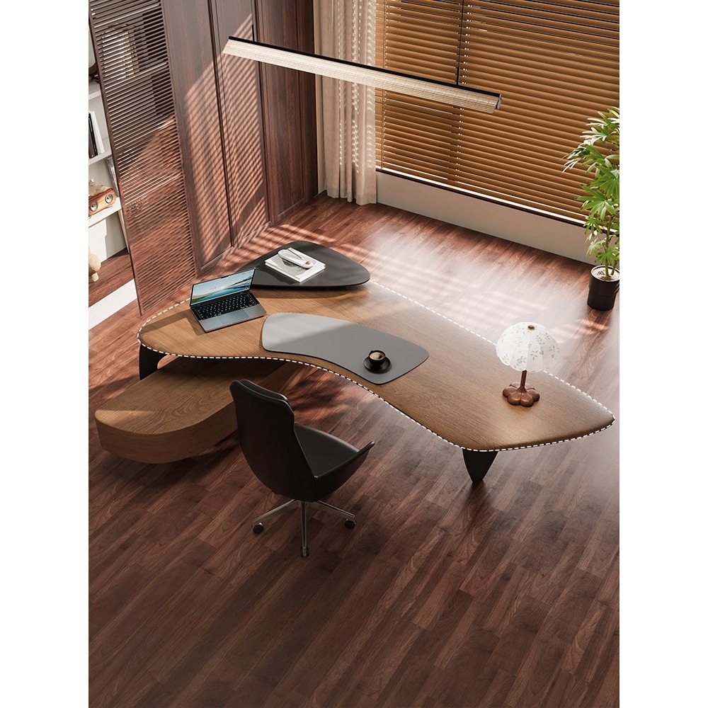 مكتب تنفيذي فاخر من خشب الصنوب - مراجعة Home Office Work Table وسعره