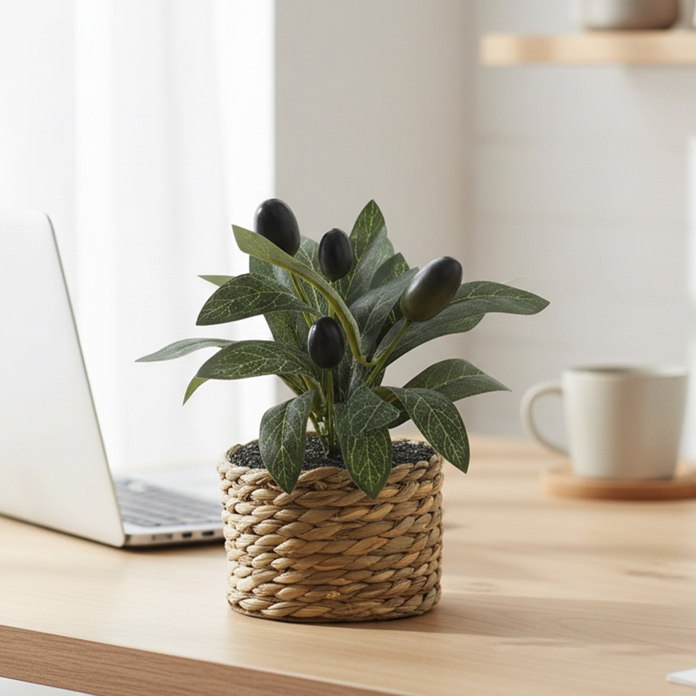 نباتات اصطناعية، شجرة زيتون صغ - مراجعة Home Office Layout وسعره